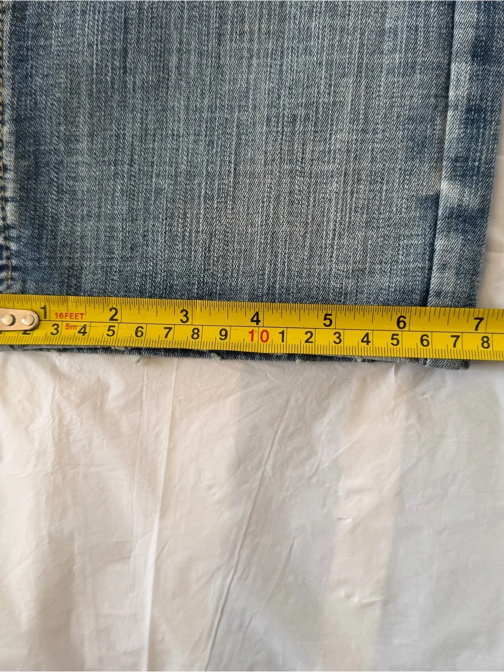 American Eagle Outfitters Faded Light Blue Straight Jeans